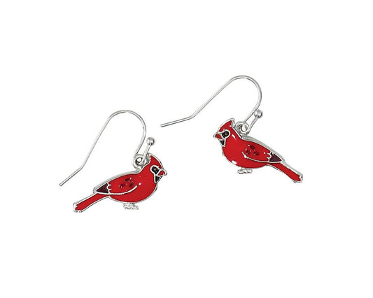 Red Cardinal Earrings