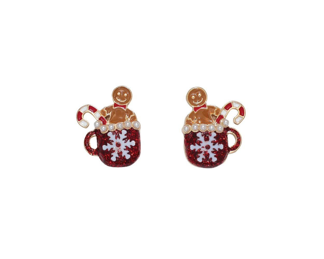 Hot Cocoa & Gingerbread Earrings