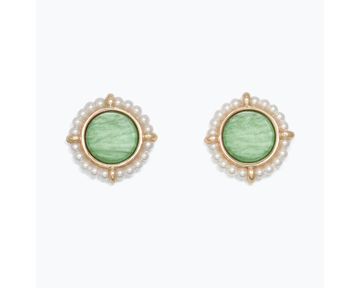 Periwinkle Green Earrings