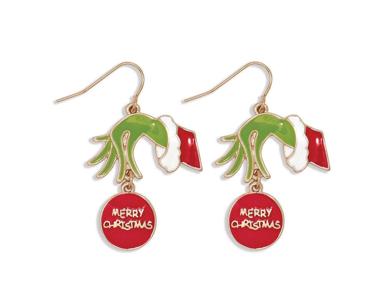 Periwinkle Christmas Earrings