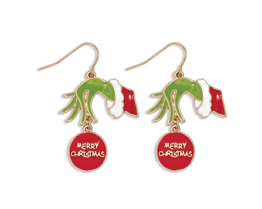 Periwinkle Christmas Earrings