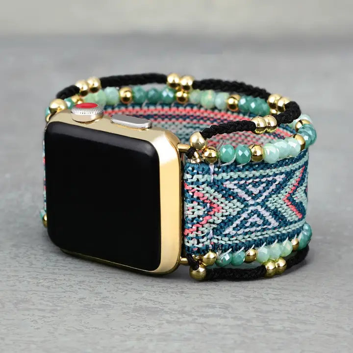 Oceanic Cobalt Stretch Apple Watch Strap