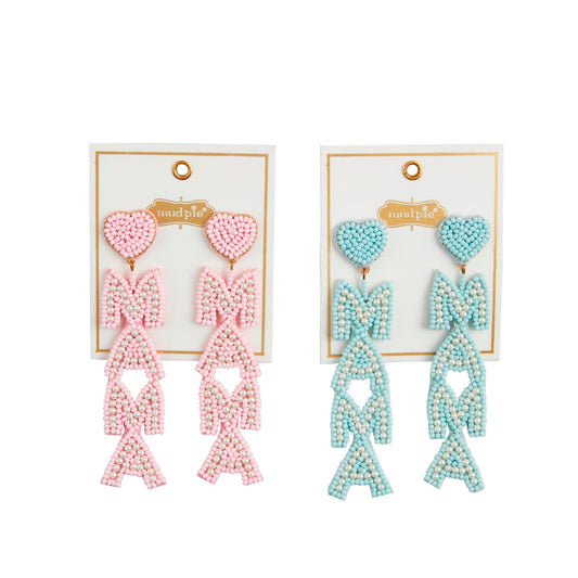 Mud Pie Mama Beaded Earrings