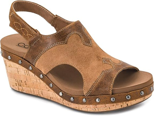 Corky's Hey Stranger Wedge- Saddle