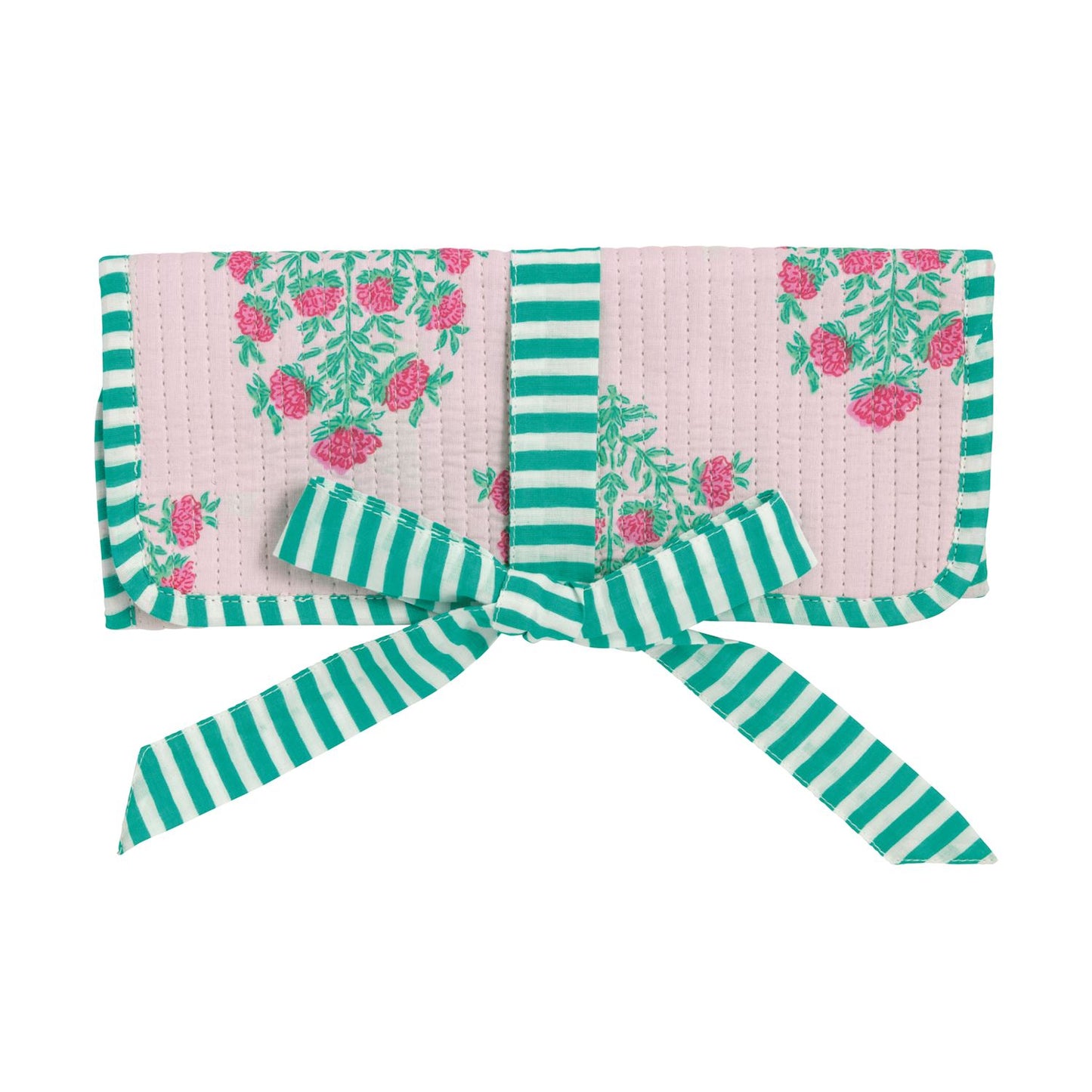 Mud Pie Block Print Jewelry Rolls