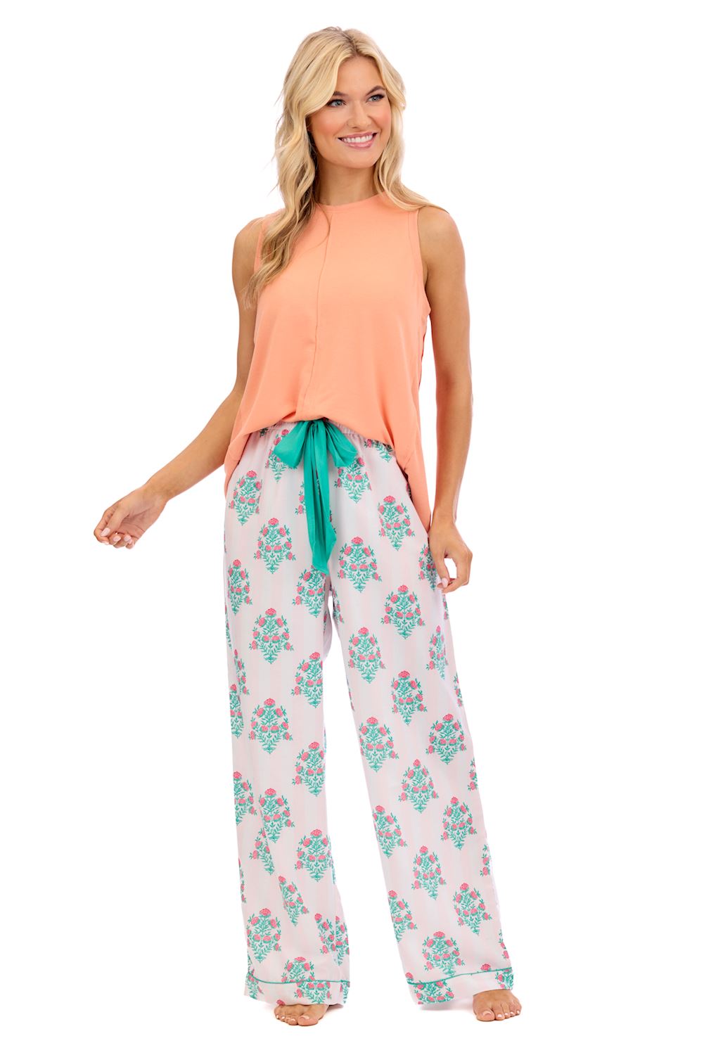Mud Pie Dahlia Print Pajama Pants