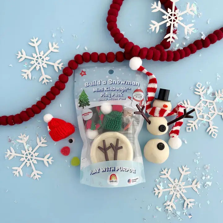 Kid Dough Build A Snowman Mini Play Pack