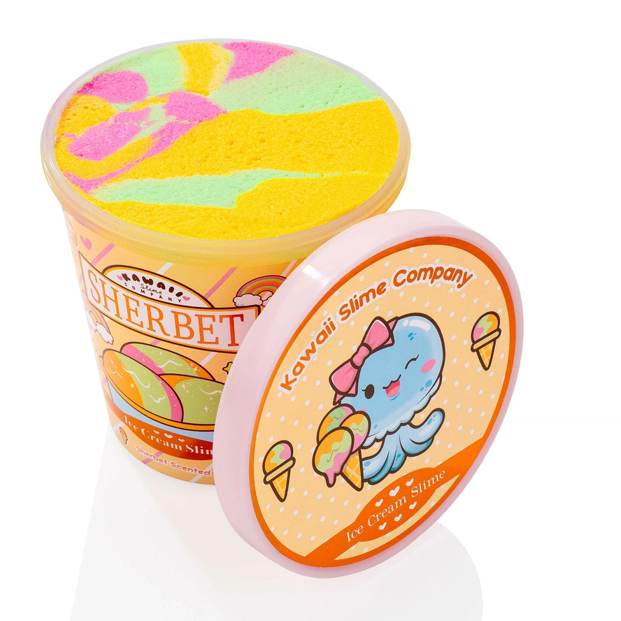 Sherbet Scented Ice Cream Pint Kawaii Slime