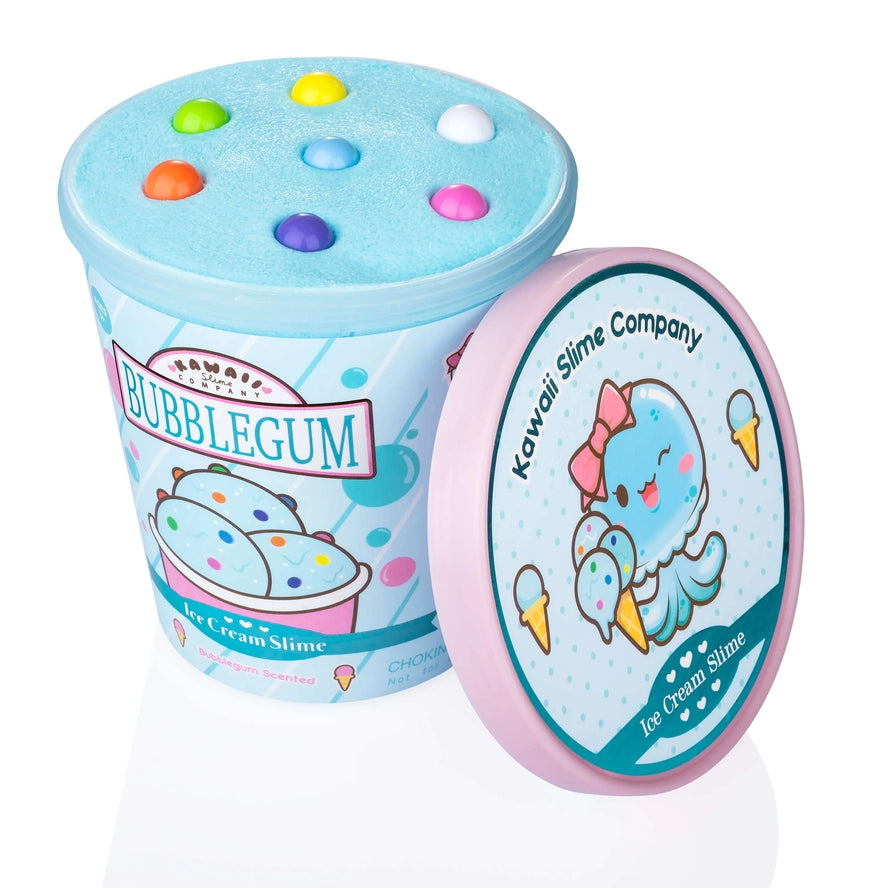 Bubblegum Scented Ice Cream Pint Kawaii Slime