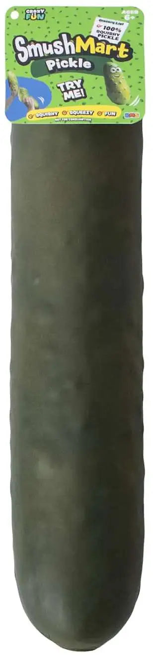 Smush Mart Squishy Pickle 15-Inch Squeeze Toy