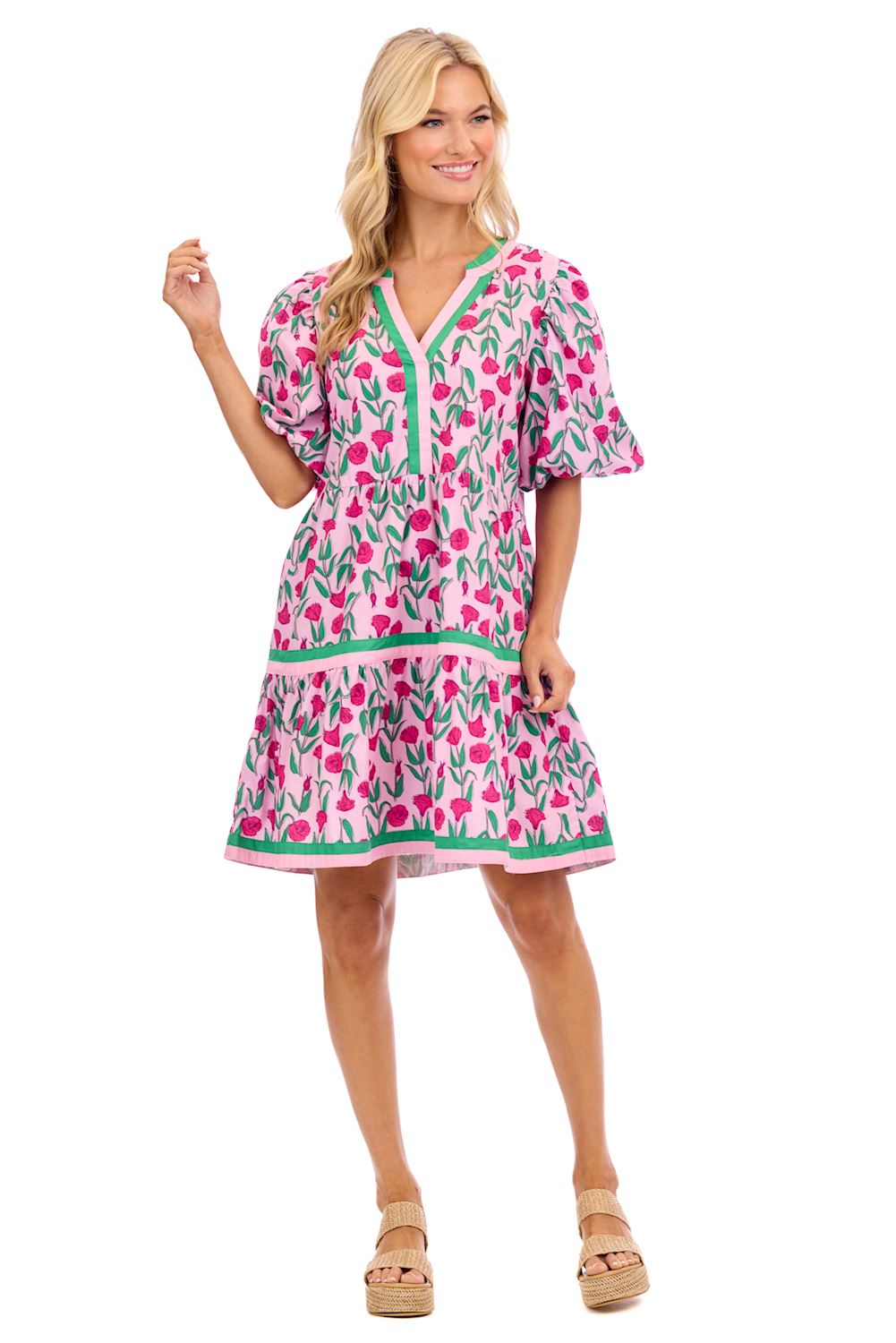 Mud Pie Cody Balloon Sleeve Dress