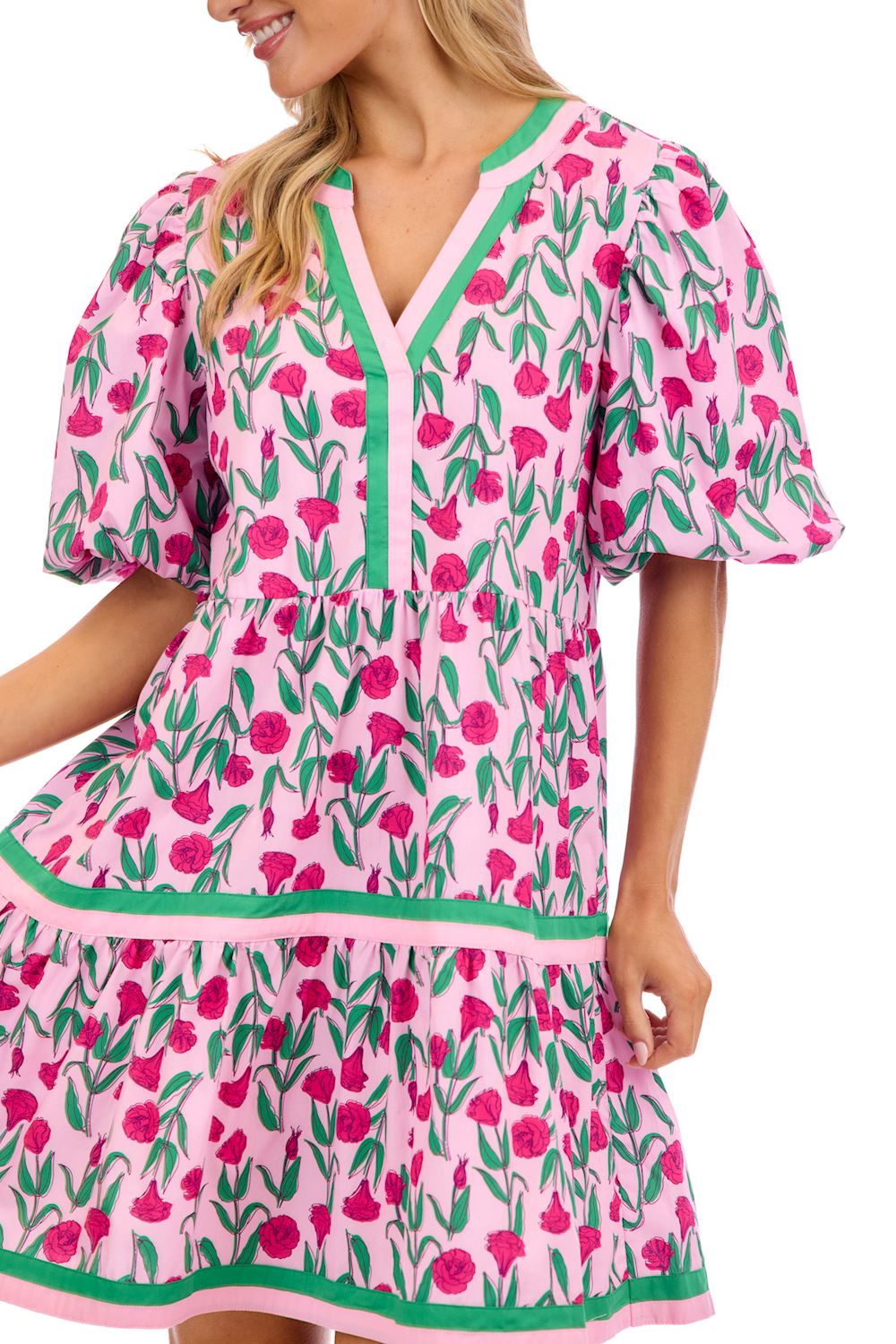 Mud Pie Cody Balloon Sleeve Dress