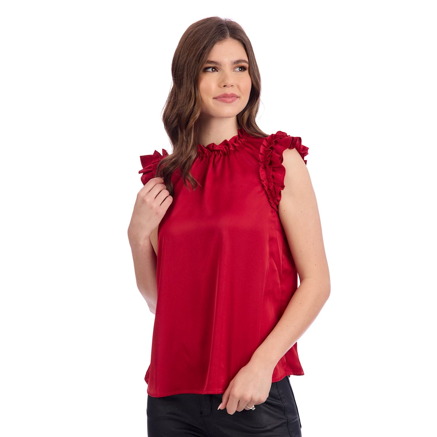 Mud Pie Red Townes Top