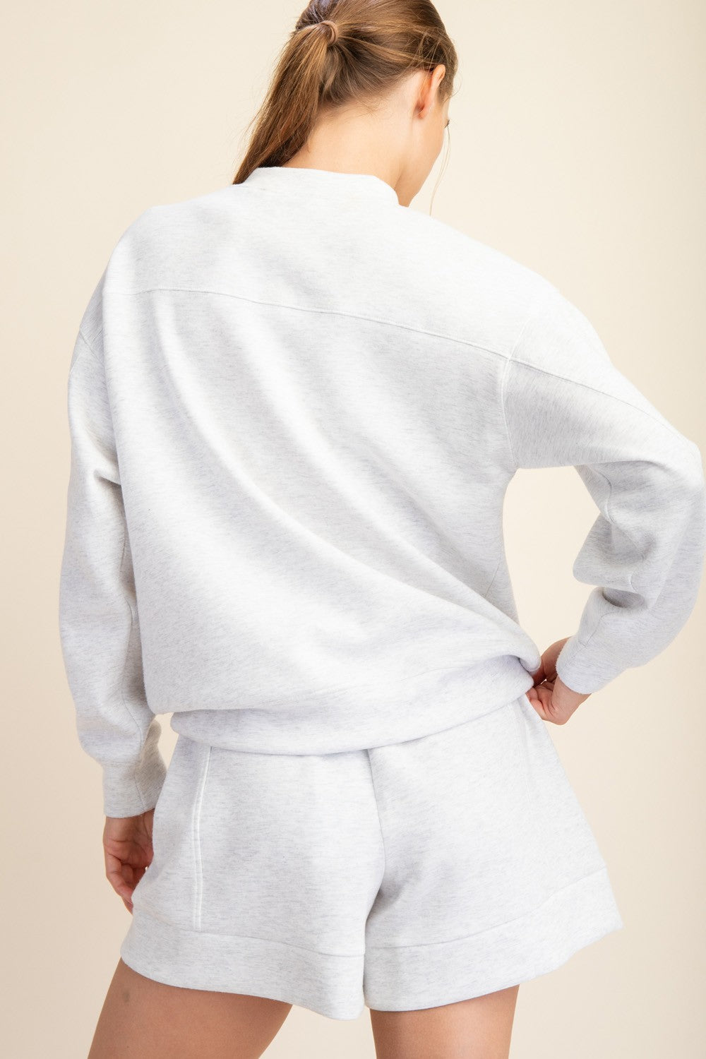 Rae Mode Modal Scuba Mock Neck Pullover