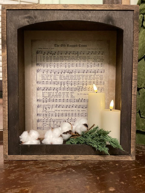 The Old Rugged Cross Shadow Box