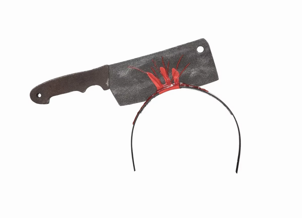 Bloody Butcher Knife Headband Halloween Costume Accessory