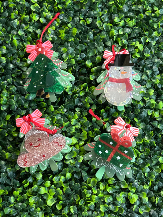 Christmas Claw Clips