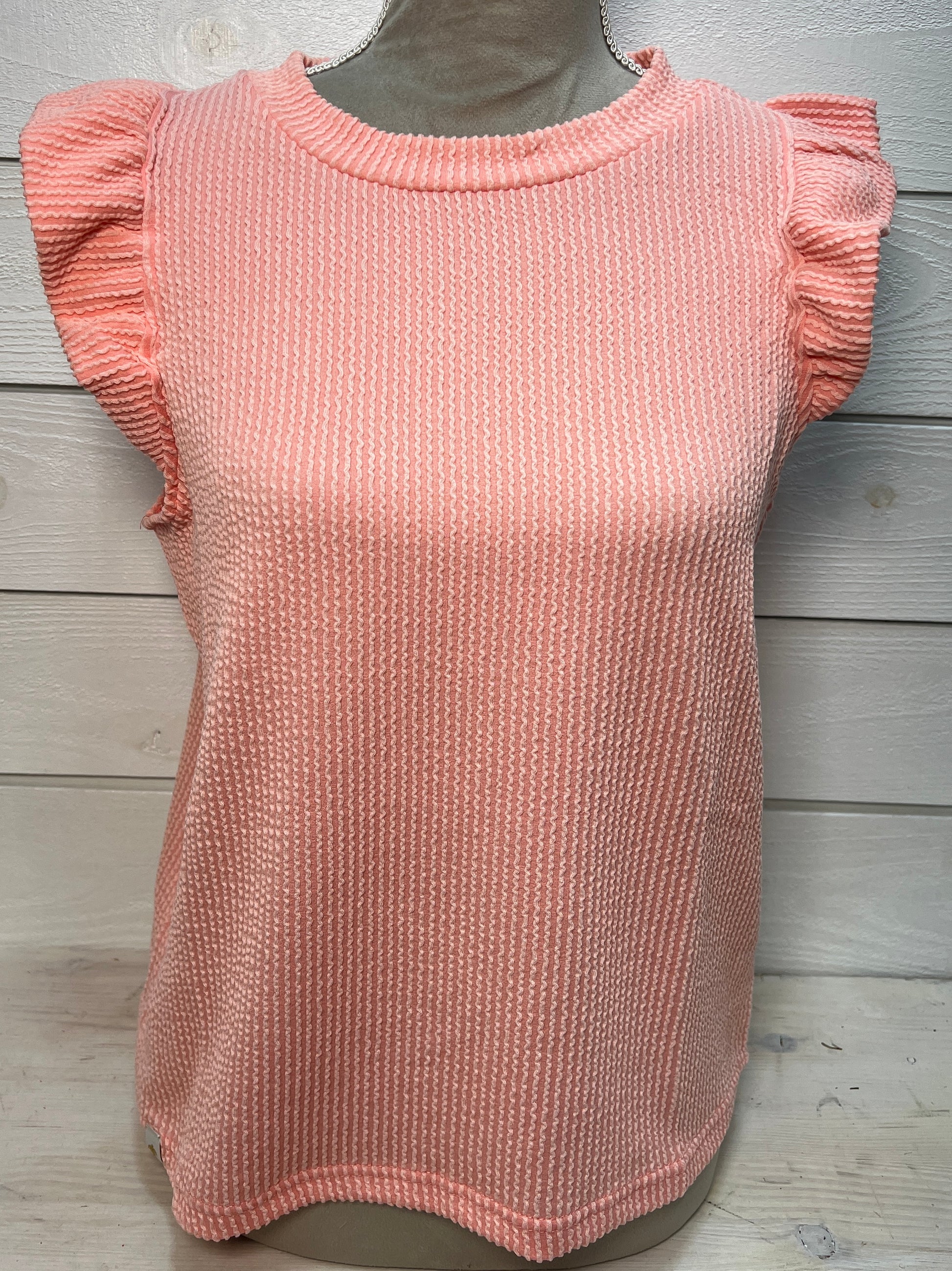 Simply Southern Ruffle Sleeve Knit Top