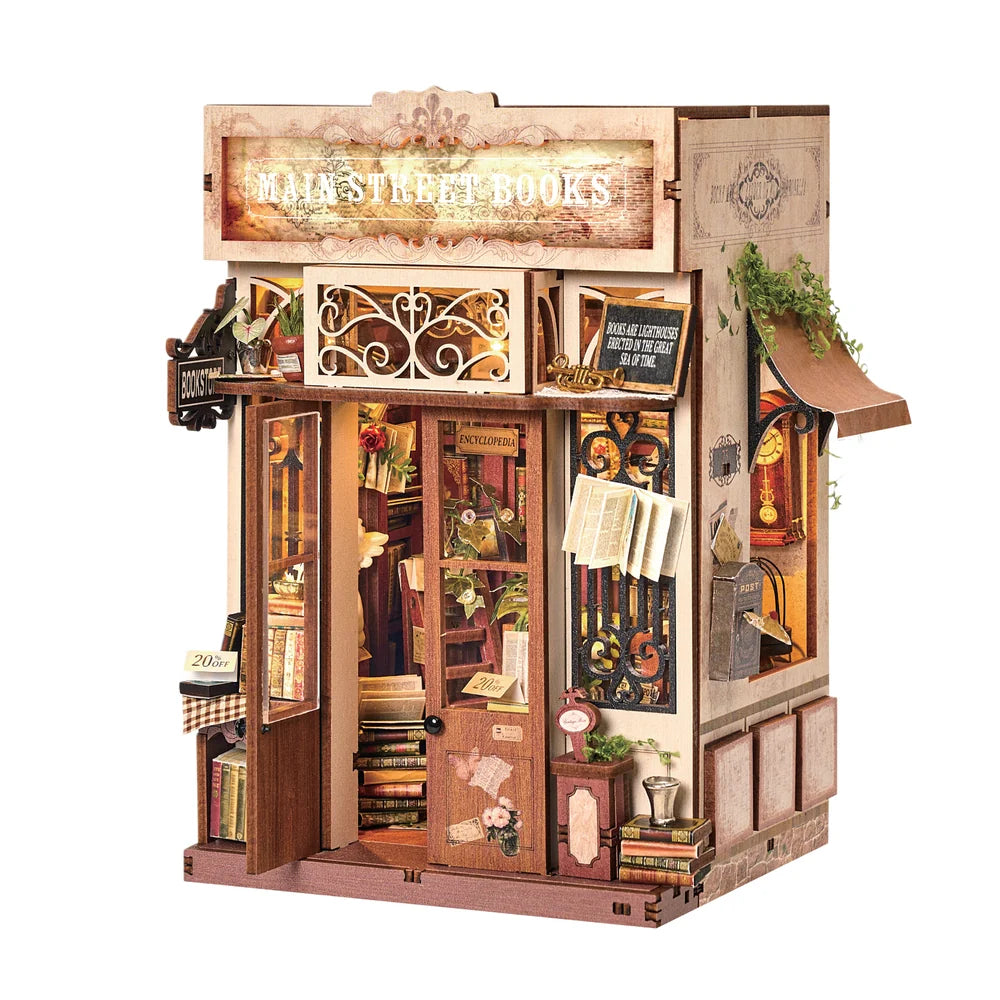 Main Street Books DIY Miniature Book Nook Kit