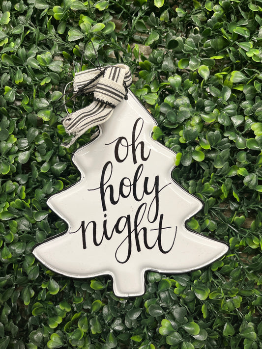 Tree Shaped W/ Bow Ornament