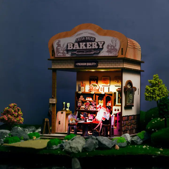 Diy Miniature House Kit: Fresh Bakery