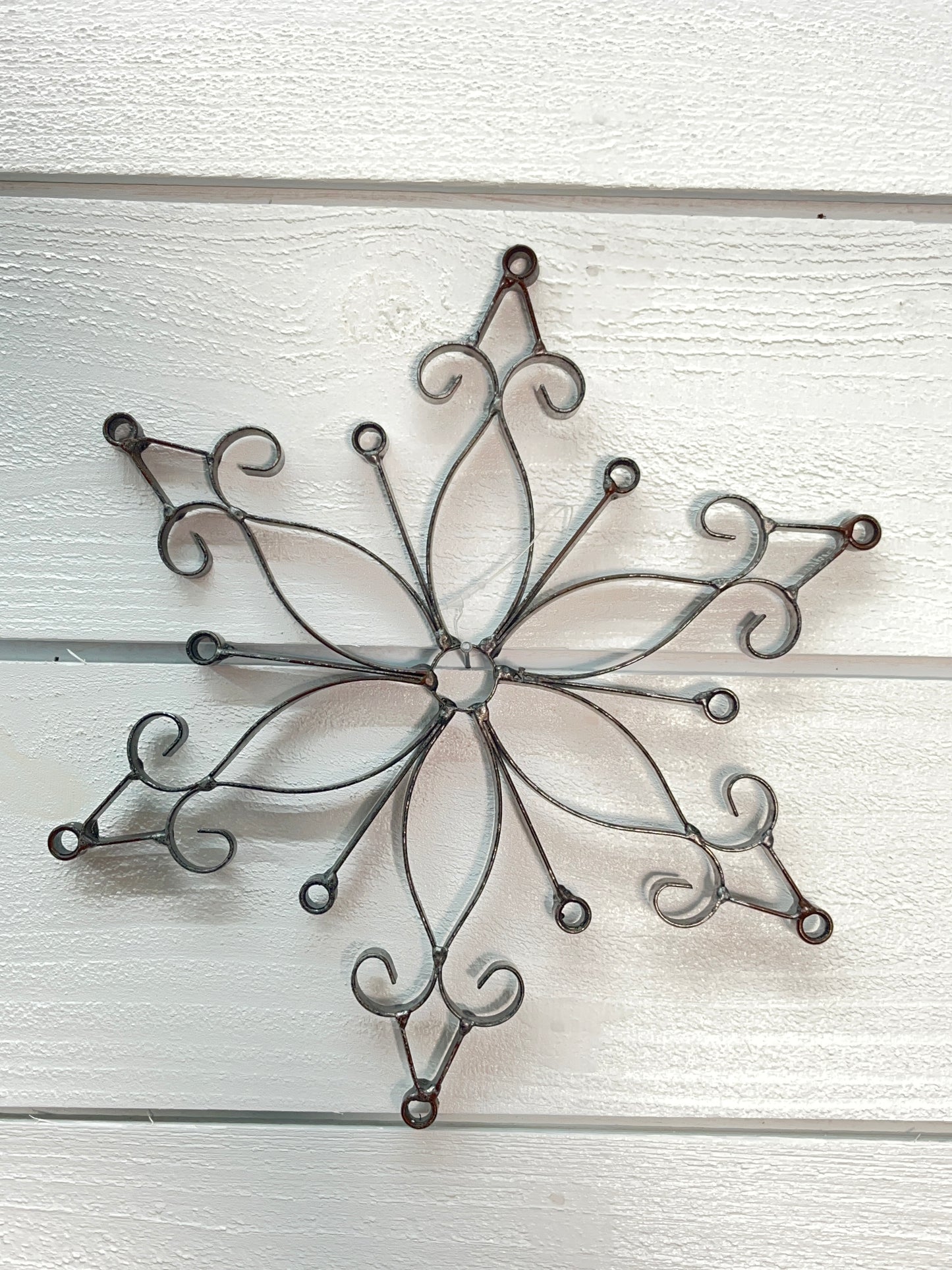 Metal Hanging Snowflake