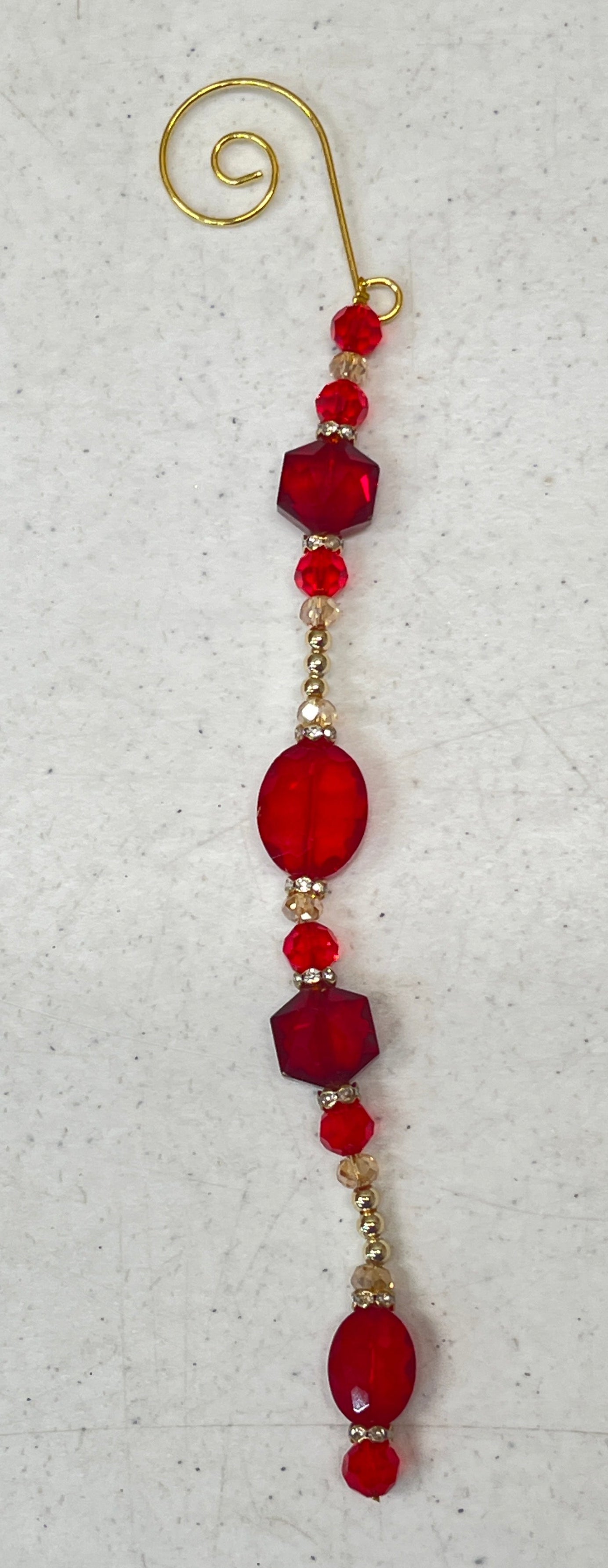 Glass Christmas Jewel Ornaments