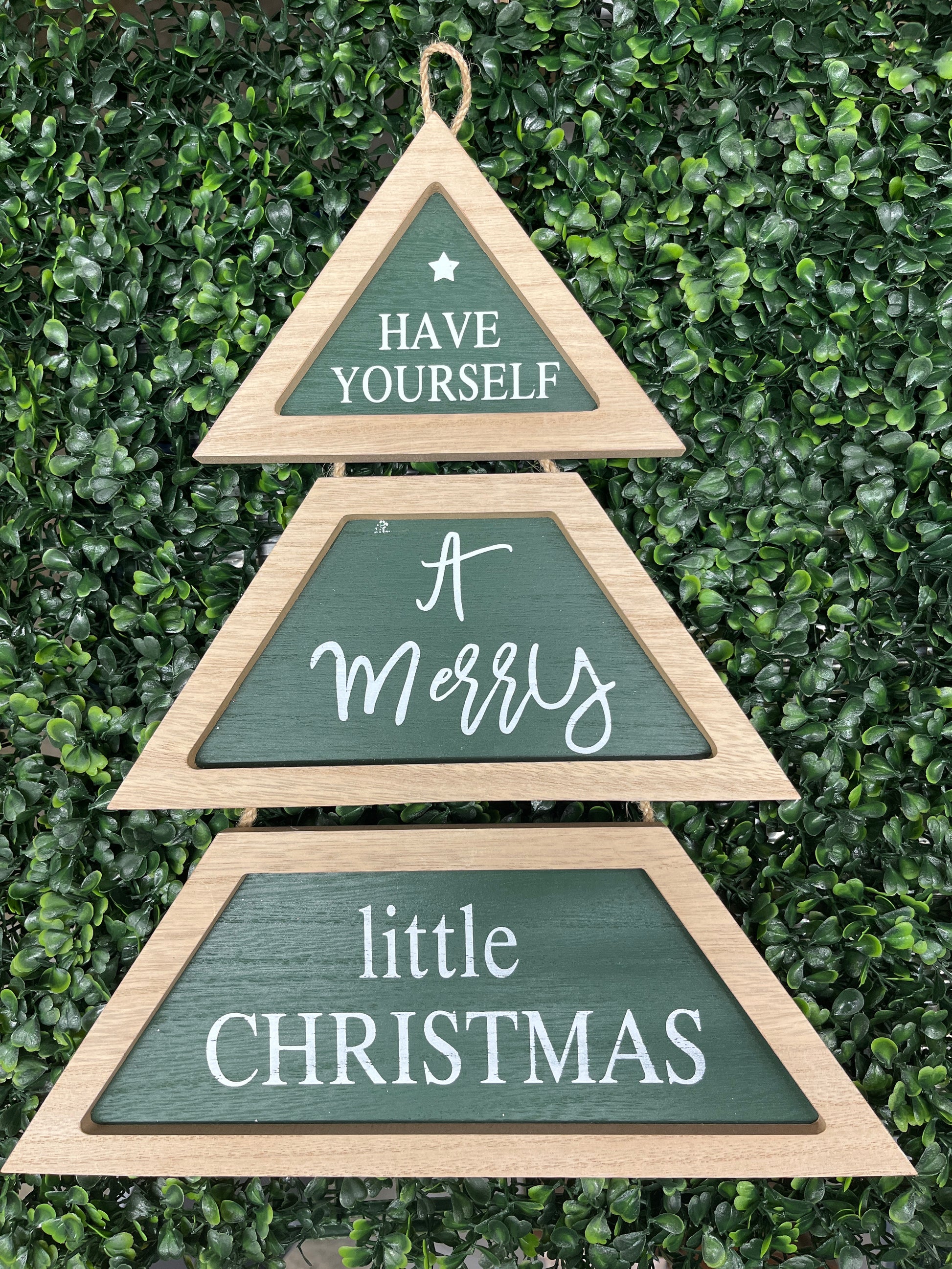 Wood Dangle Tree Sign