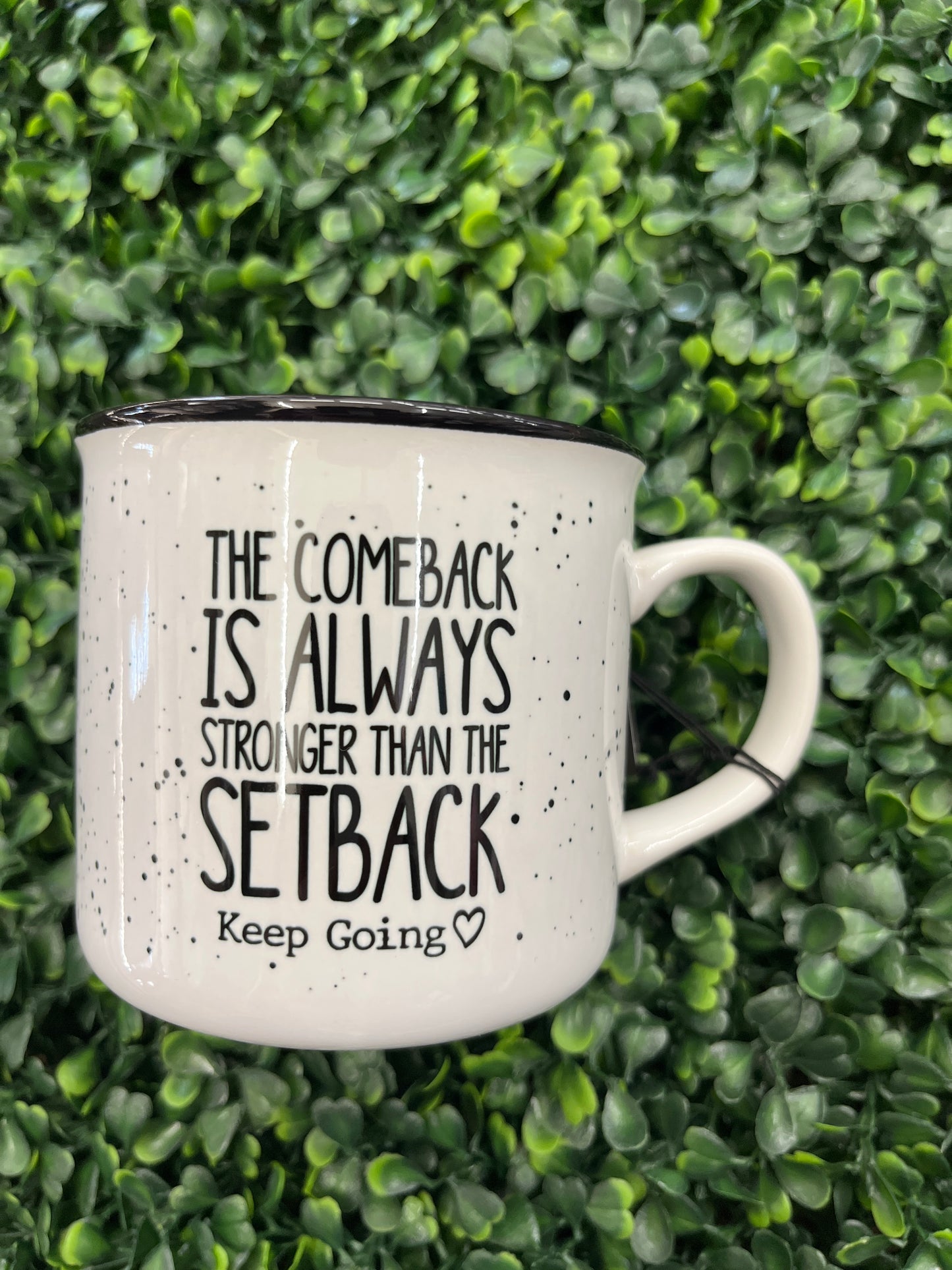 Comeback Setback Keep Going Mug