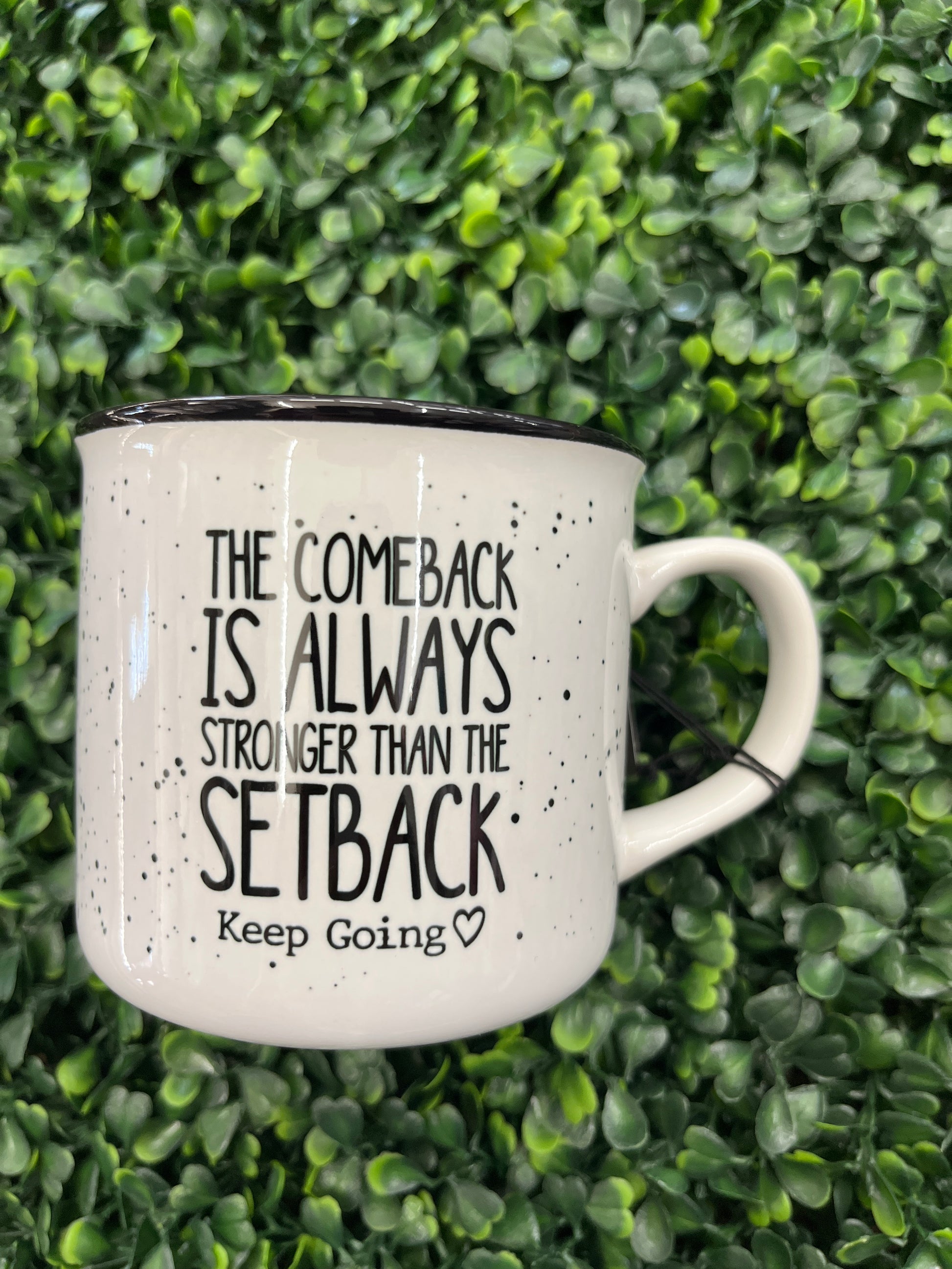 Comeback Setback Keep Going Mug