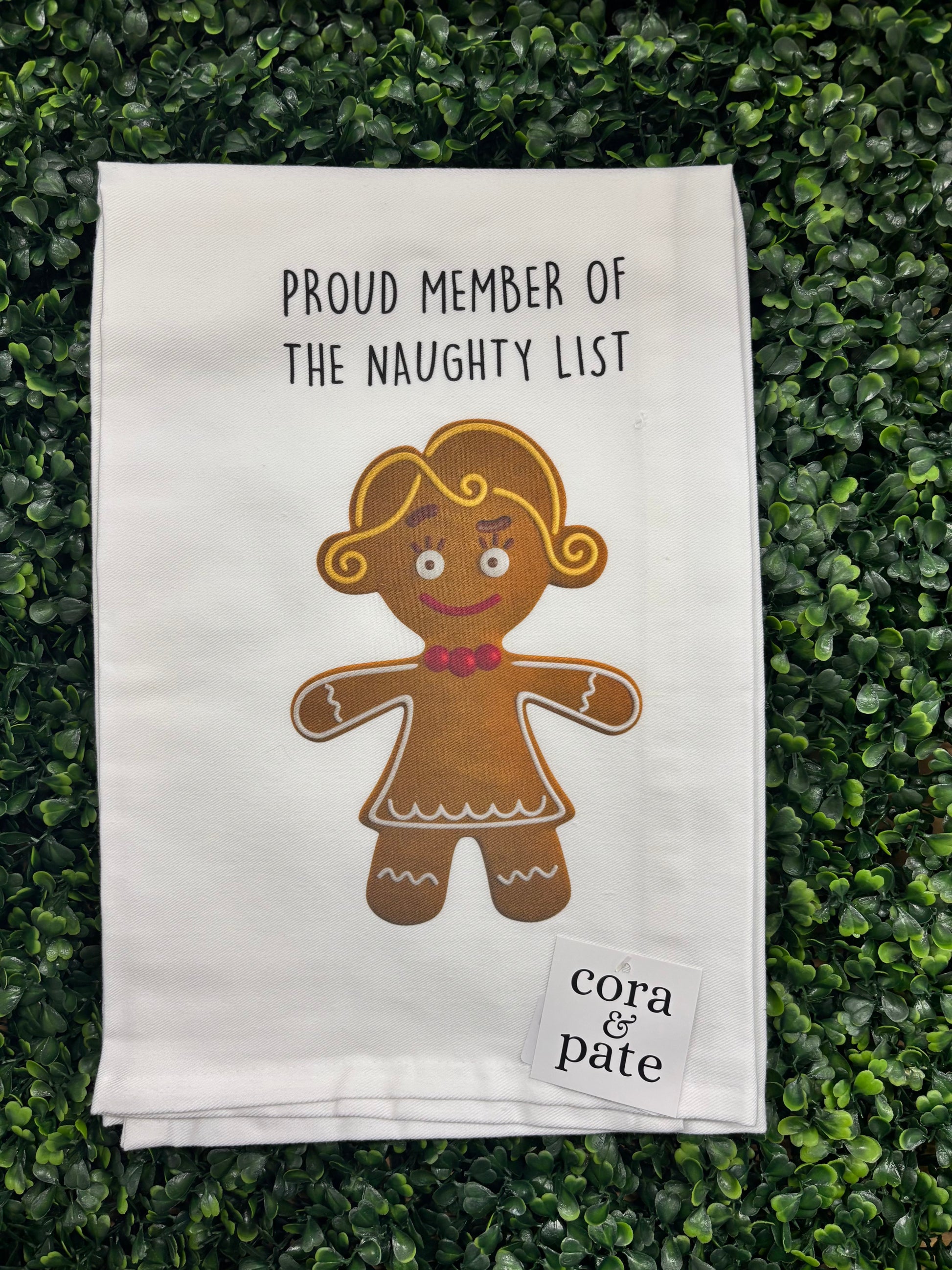 Jingle Til You Tingle Christmas Tea Towel