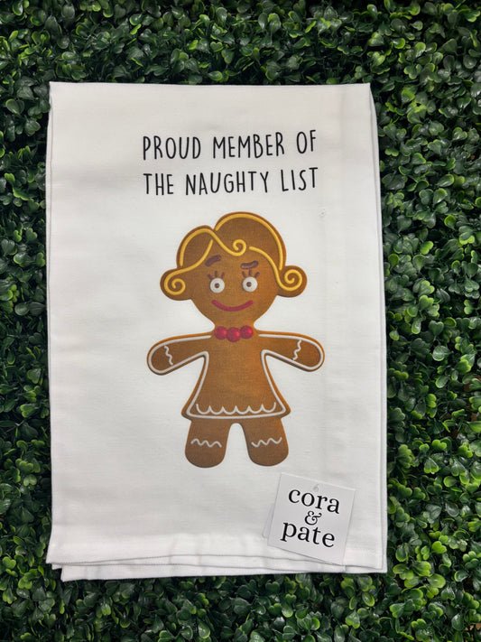 Jingle Til You Tingle Christmas Tea Towel
