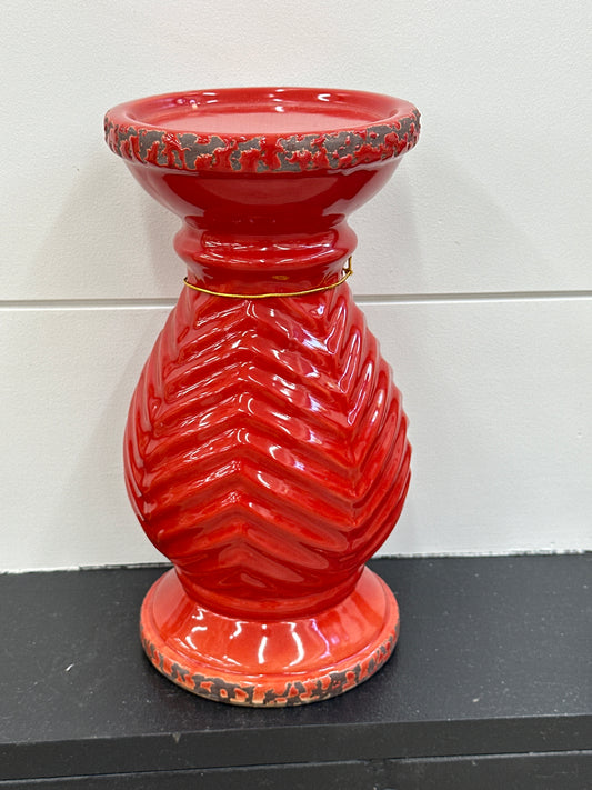 Rouge Ceramic Candle Stand
