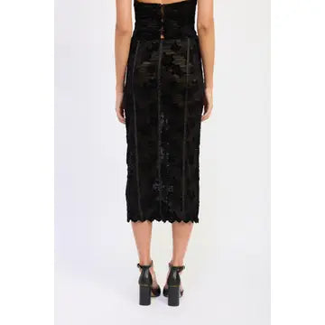 Emory Park Midi Lace Skirt