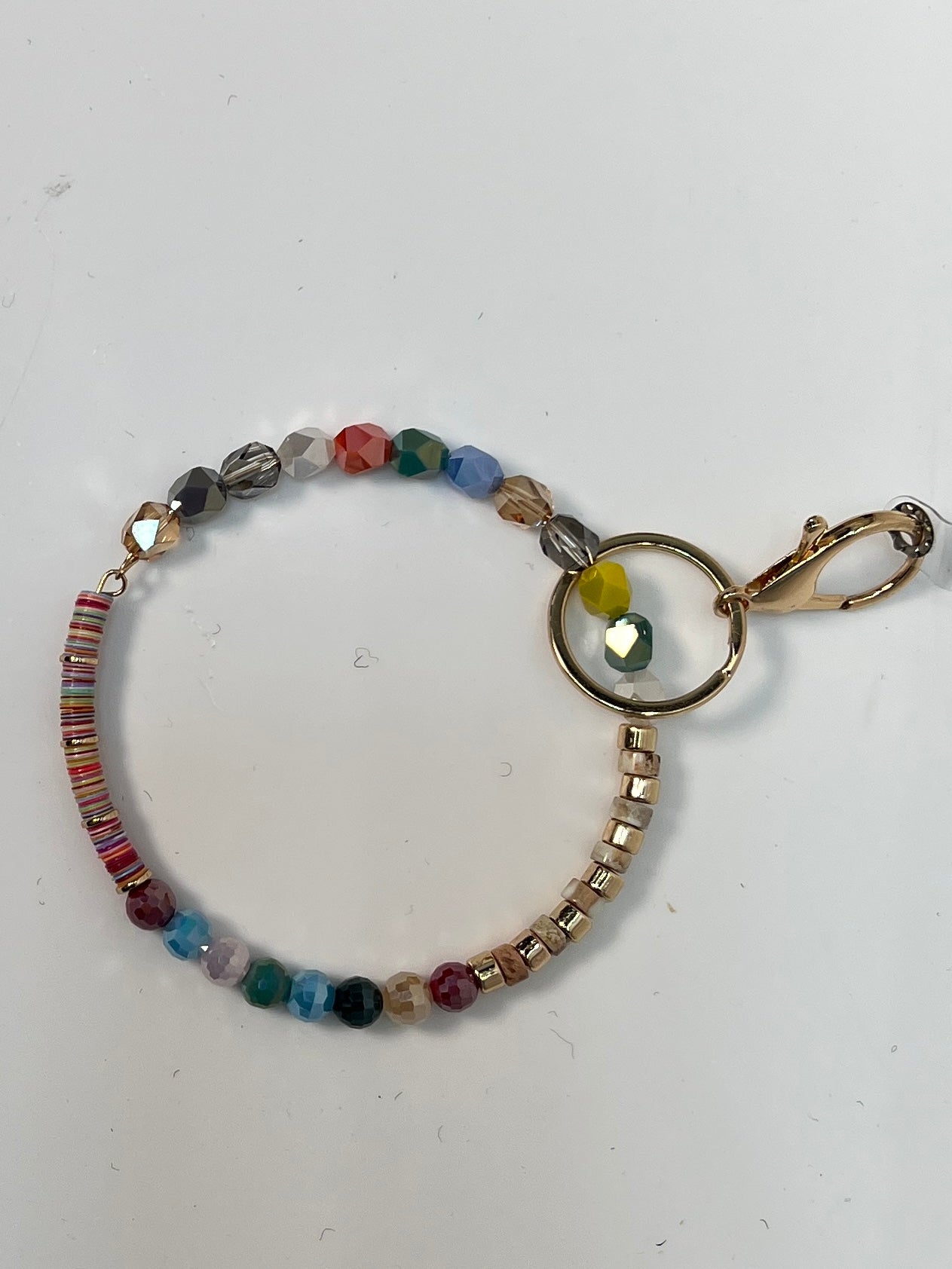 Beaded Bangle Key Chain