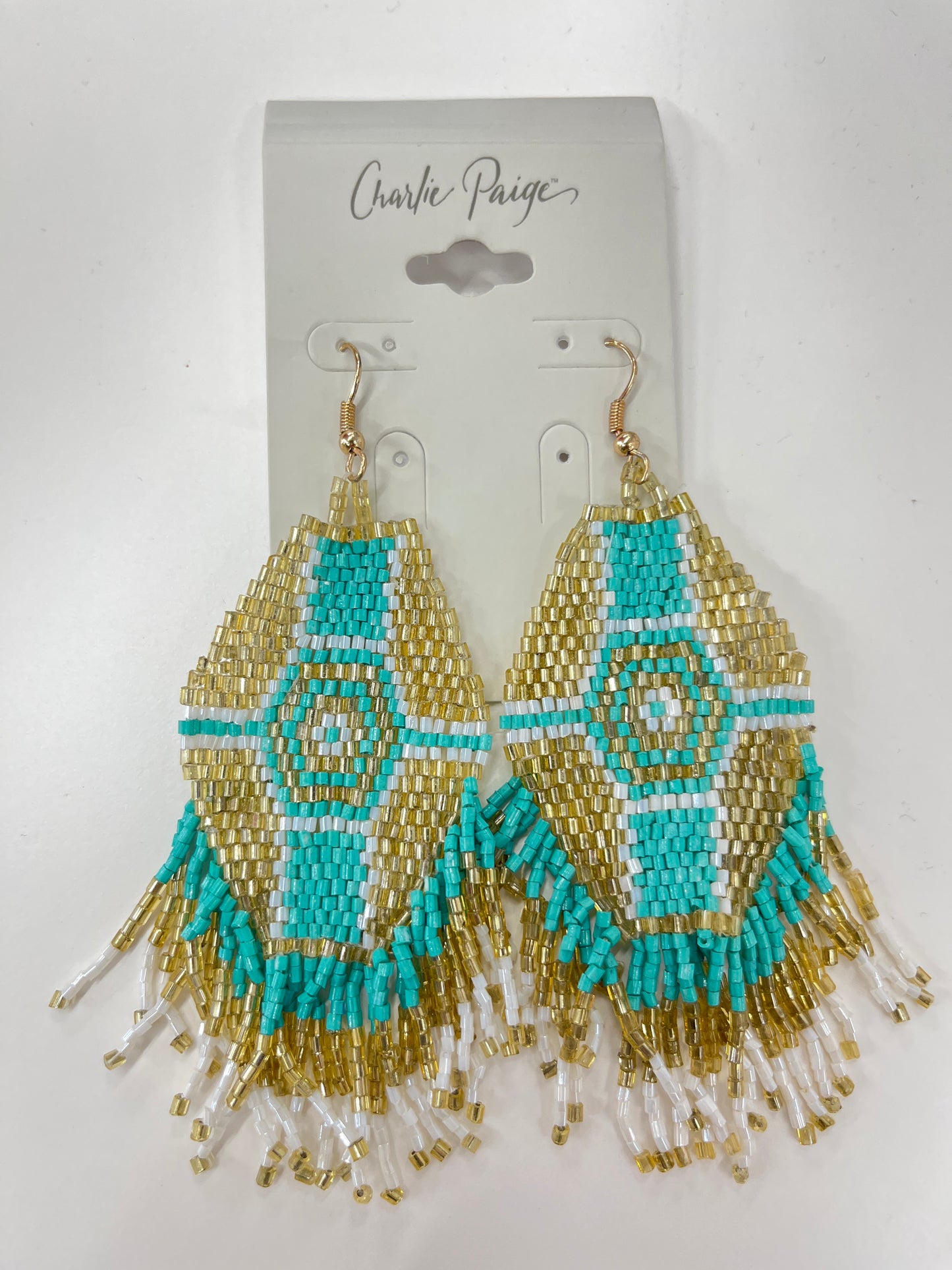 Charlie Paige Boho Beaded Earrings