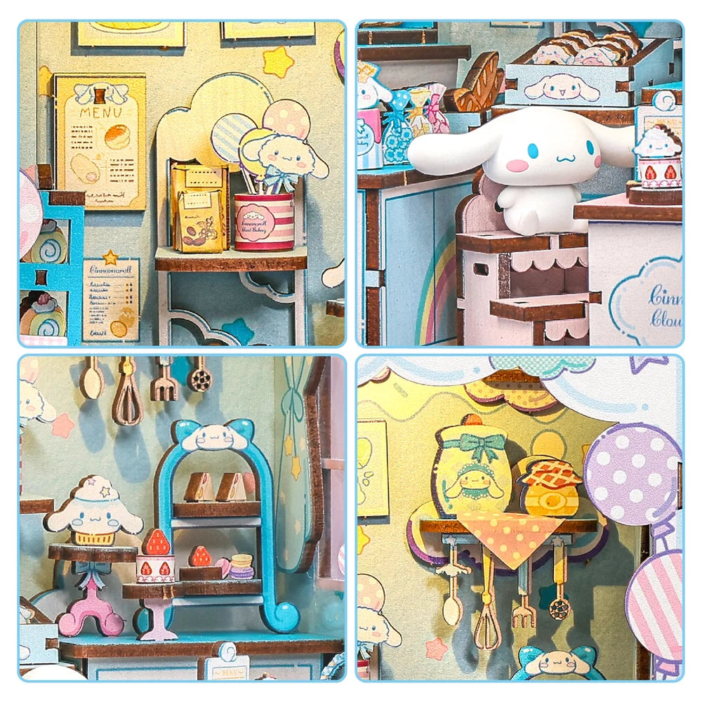 Cinnamoroll Cloud Bakery DIY Miniature Book Nook Kit