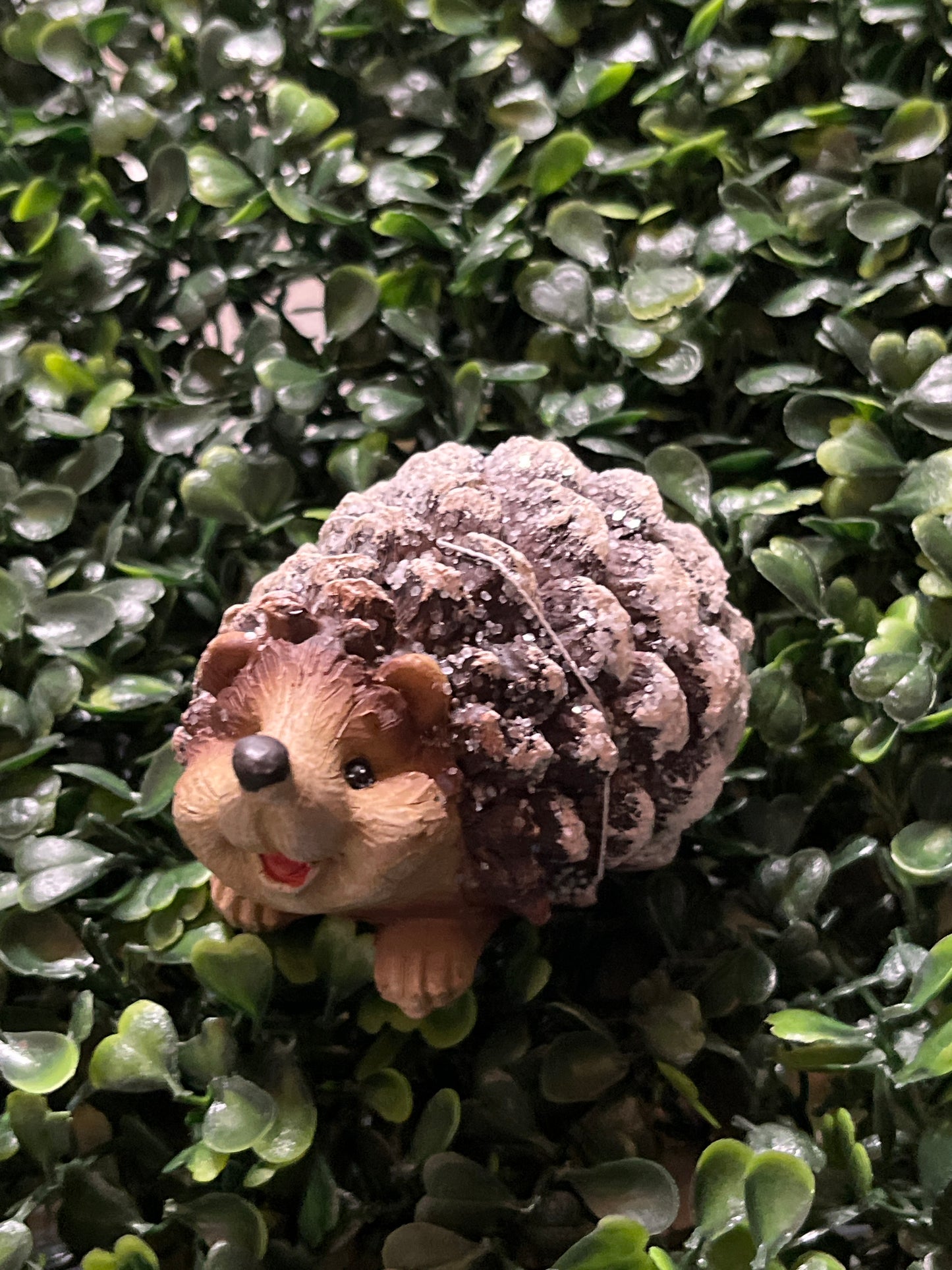 Small Resin Snow Hedgehog 4 Assorted Styles