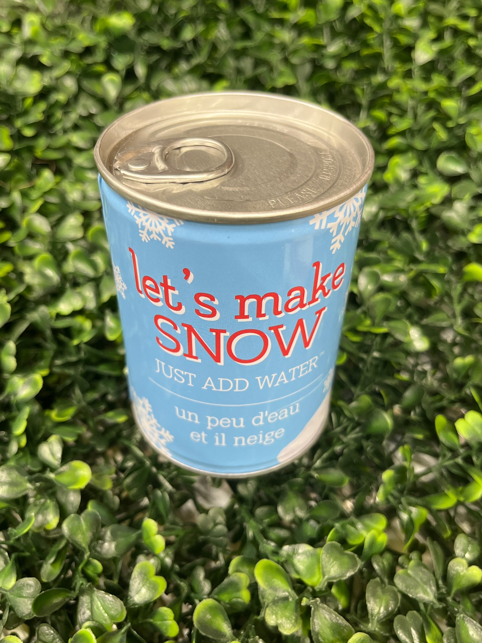 Let's Make Snow Tin Can