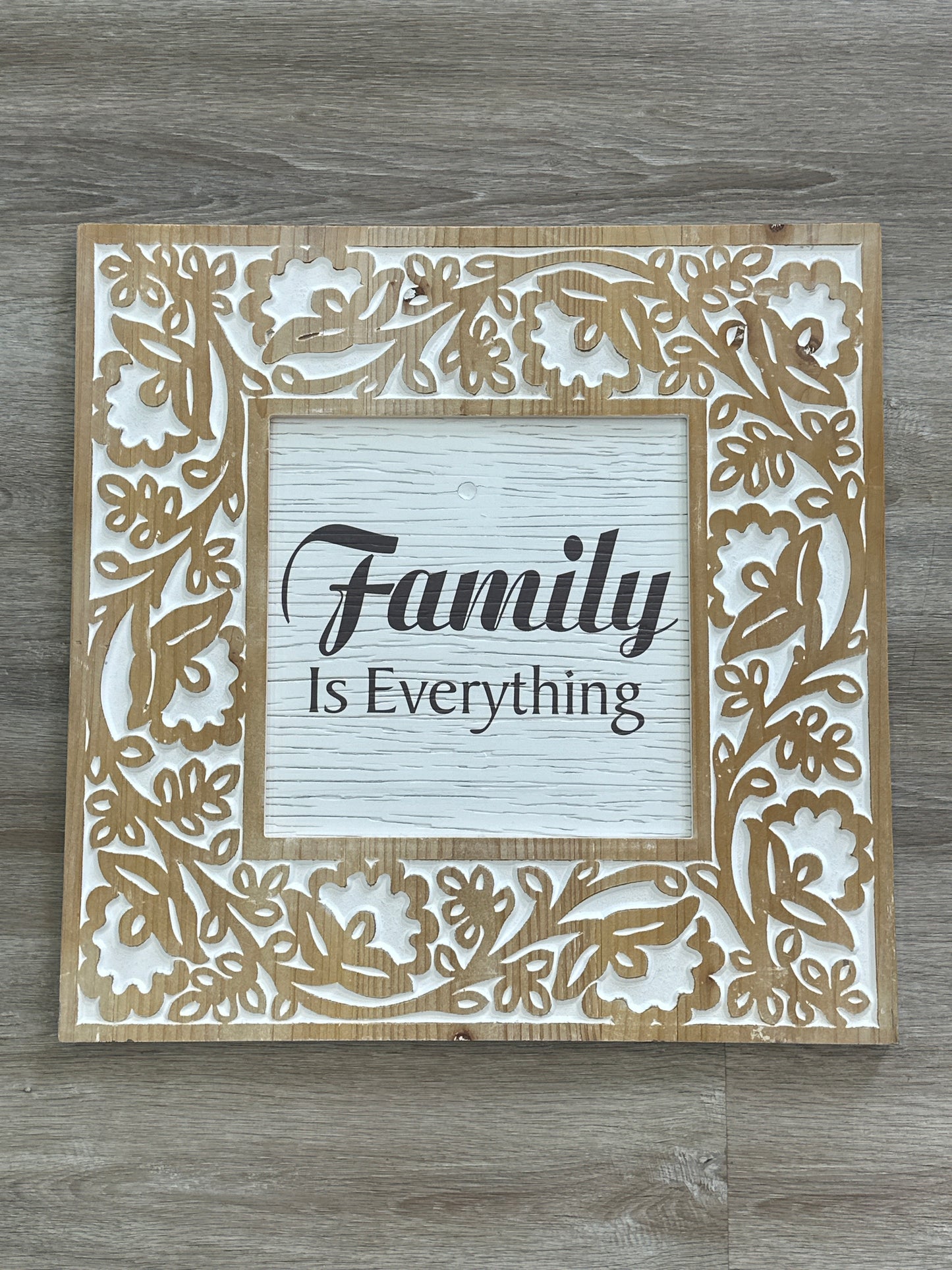 Family Is Everything Wooden Wall Decor