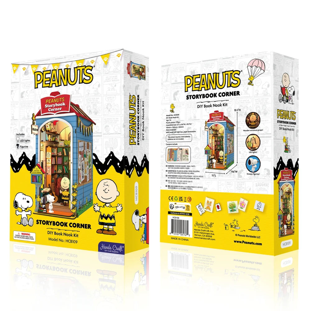 Peanuts Storybook Corner- DIY Miniature Book Nook Kit (Copy)