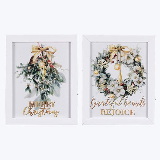 Christmas Canvas Wall Art With LED light