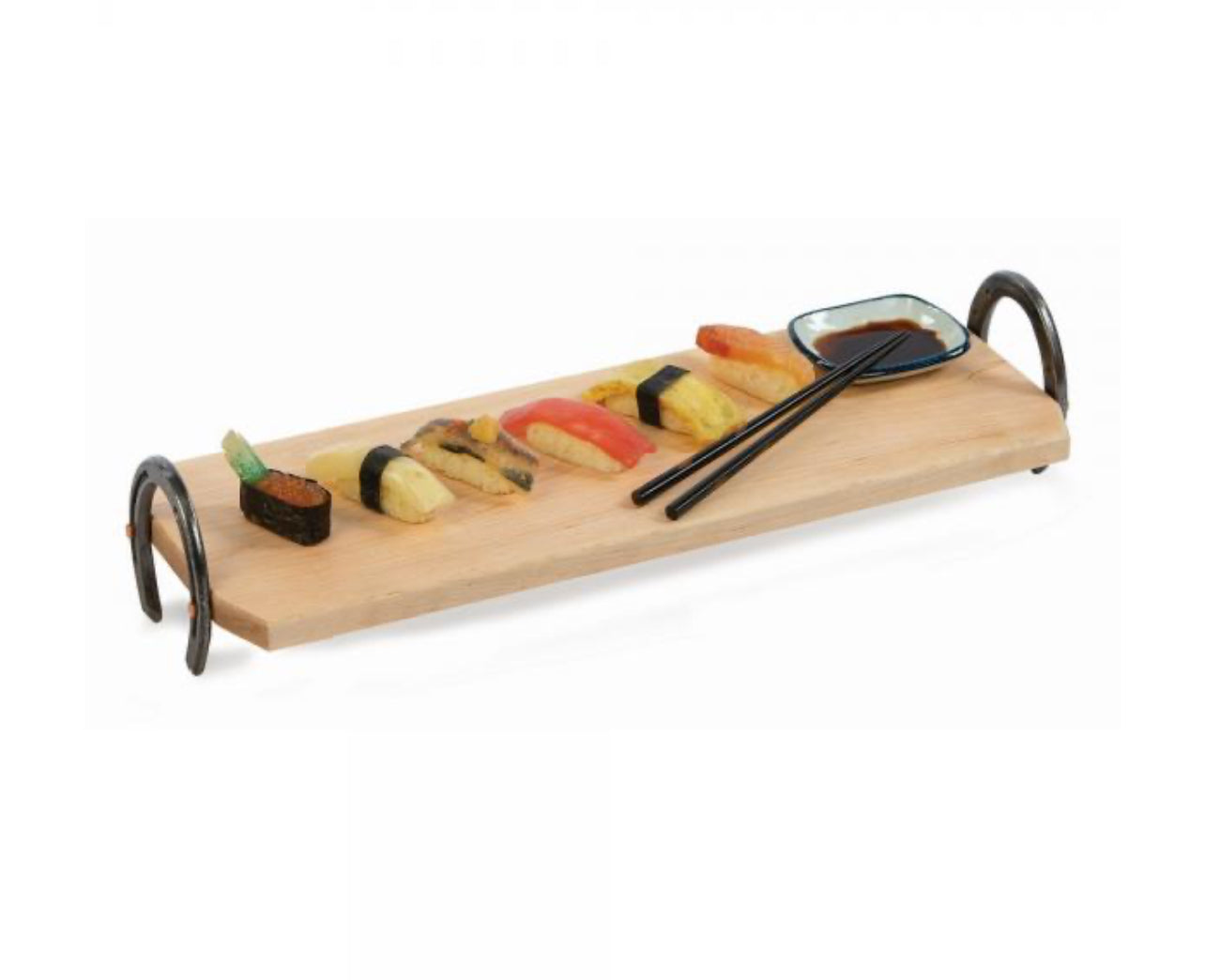 Horseshoe Handle 20" Maple Serving Plank