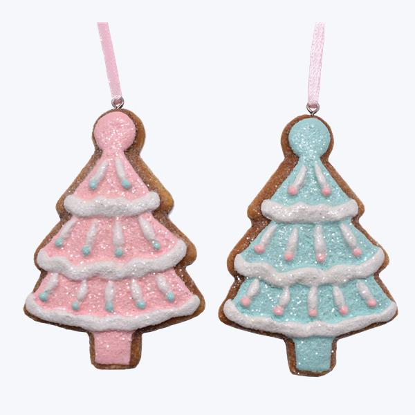 Resin Gingerbread Christmas Tree Ornament