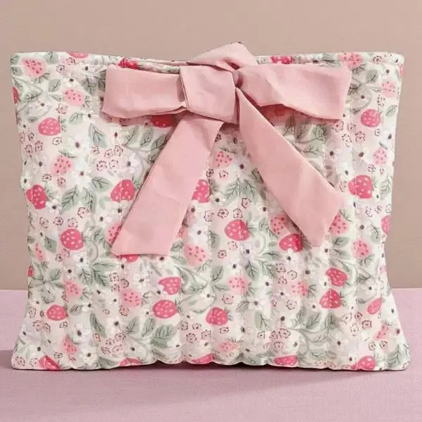 Hannah Strawberry Floral Bible Cover