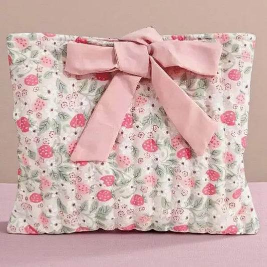 Hannah Strawberry Floral Bible Cover