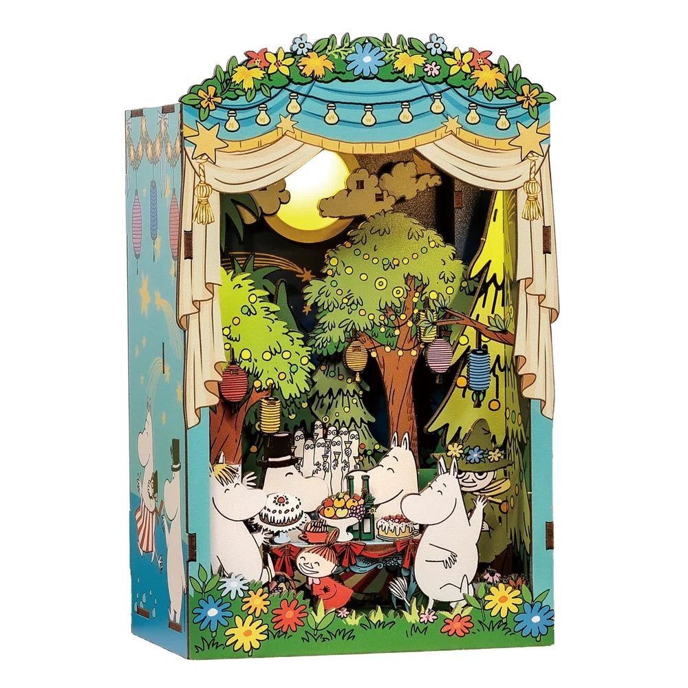 Moomin Moominous Dance Party DIY Miniature Book Nook Kit