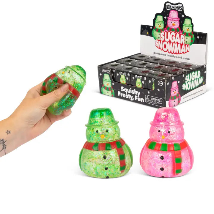 Scrunchems Sugar Snowman Squishy Toy