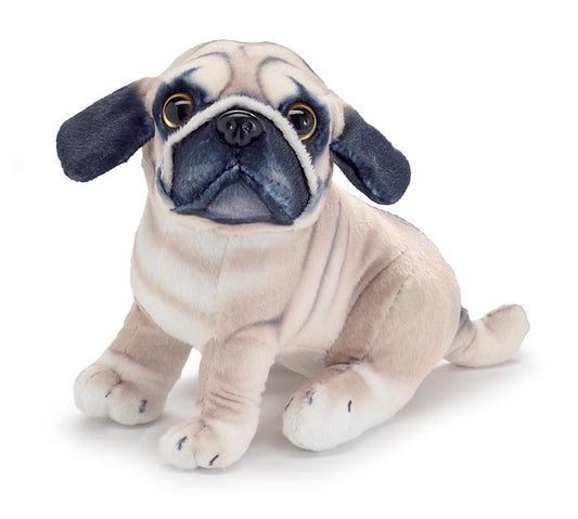 Sitting Pug Pup Plush