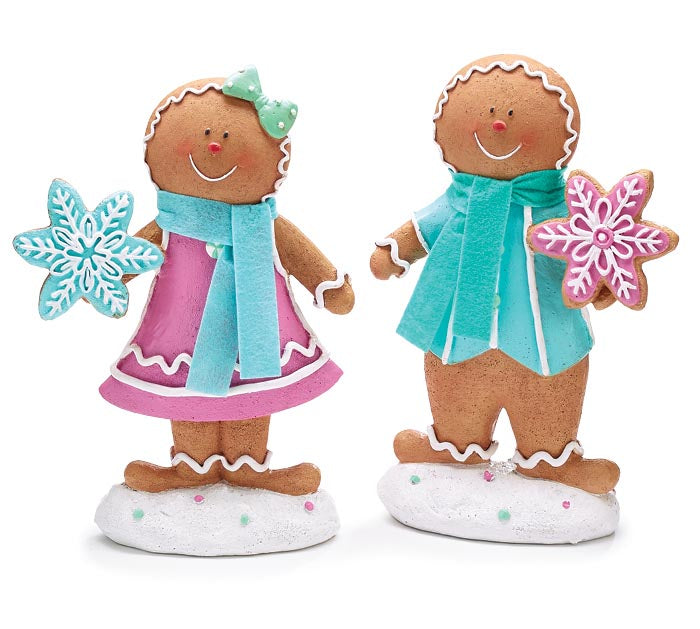 Pastel Gingerbread Figurines